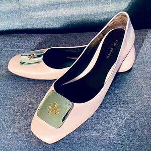 Tory Burch Georgia Ballet Square-Toe Flats (super gently worn)
